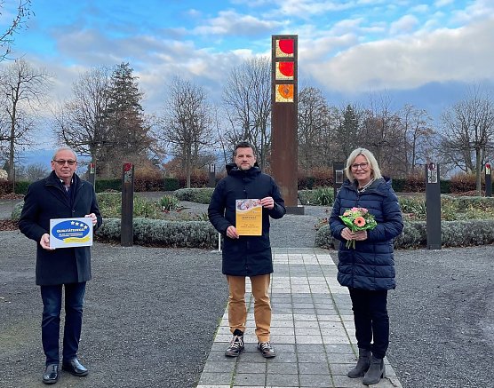 Ausgezeichnet  (Foto: Karin Thom,  Rosenstadt Sangerhausen GmbH )