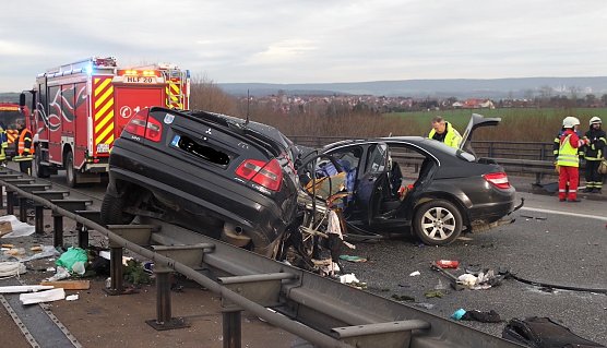 Polnisches Unfallfahrzeug gestern Nachmittag (Foto: S.Dietzel)