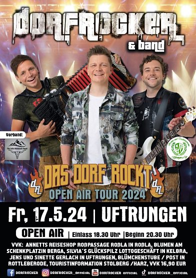 Das Dorf rockt - Uftrunger Pfingstparty (Foto: Kirmes- und Traditionsverein Uftrungen) Das Dorf rockt - Uftrunger Pfingstparty (Foto: Kirmes- und Traditionsverein Uftrungen)