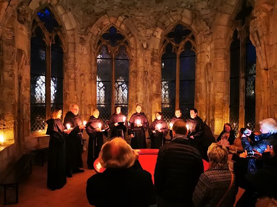 Nacht der Offenen Pforte am Ostersonntag - eine Nacht lang mittelalterliche Klosterkultur erleben (Foto: &copy; ZisterzienserMuseum Kloster Walkenried )