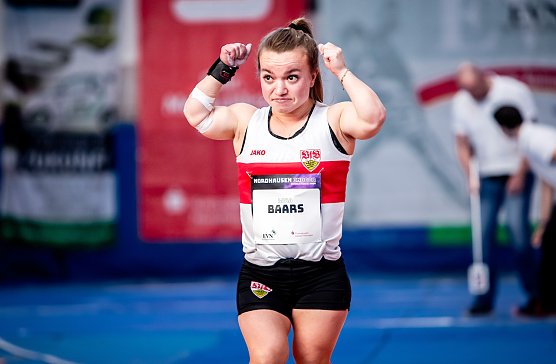 Lara Baars beim letztj&auml;hrigen Indoor in Nordhausen (Foto: Christoph Keil)