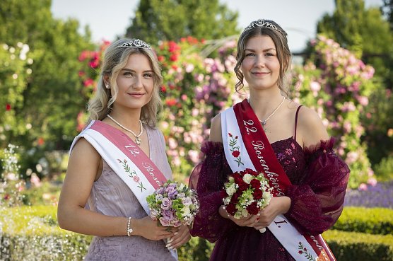 Rosenk&ouml;nigin und Rosenprinzessin  (Foto: Rosenstadt Sangerhausen GmbH)