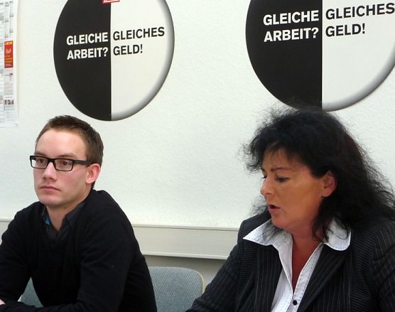 Schwarz-Zaplinski, Alexander Scharff (Beider IG Metall) (Foto: nnz)