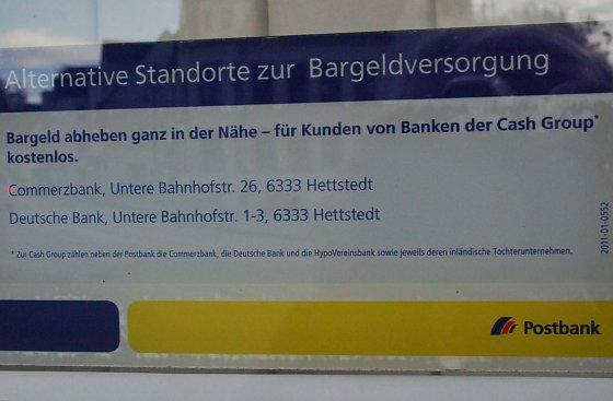Bild: Die hatten heute nicht ge&ouml;ffnet.