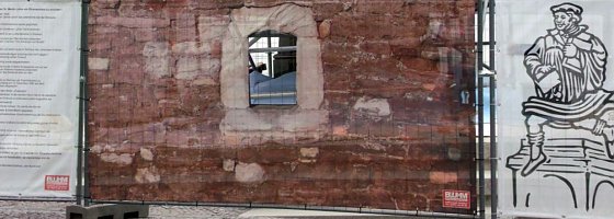 Bild: Wo ist denn "Luther"? Denkmal in Eisleben wird restauriert