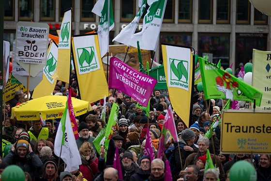 Bild: Protest in Berlin