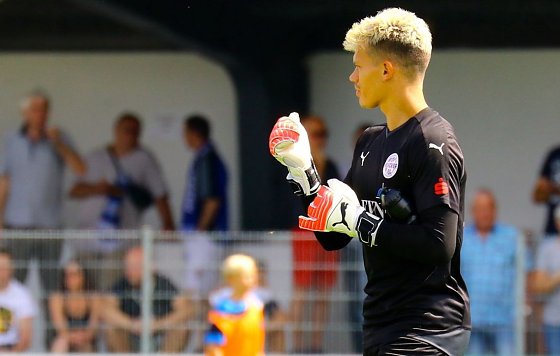 Bild: Die Nummer 1 im Wacker-Tor: Kevin Rauhut