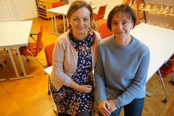Bild: Yvette Schatz und Silke Schellbach vom Autismuszentrum "Kleine Wege"