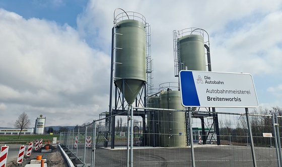 Bild: Neuer Winterdienst-St&uuml;tzpunkt bei Urbach.