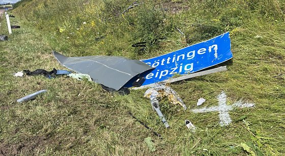 Bild: Unfall auf der A71