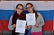 2. Platz: Charlott Mayer und Jasmina Rogge, 2. Platz: Charlott Mayer und Jasmina Rogge,