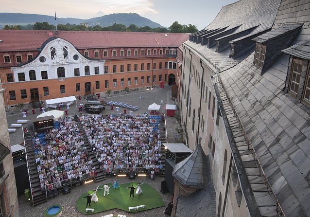 Bild: Schlossfestspiele: Blick auf die B&uuml;hne