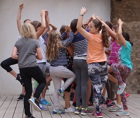 Bild: Kinder in ihrem Element: als Aktive, Kreative, Positive. Zu erleben im Schloss Kannawurf.