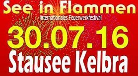 Bild: Die Samstagnacht geh&ouml;rt Kelbra und dem See in Flammen.