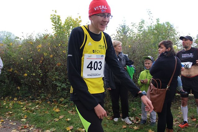 Bild: Die langen Strecken beim Stadtparklauf