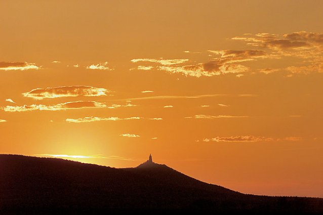 Bild: Abendstimmung am Kyffh&auml;user