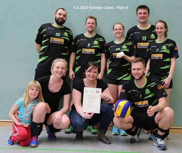 Bild: Volleyballer des TVC Eisleben