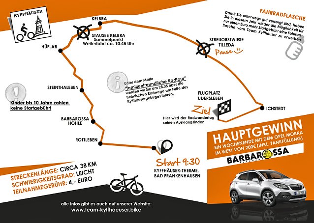 Bild: 14. Kyffh&auml;user Radwandertag