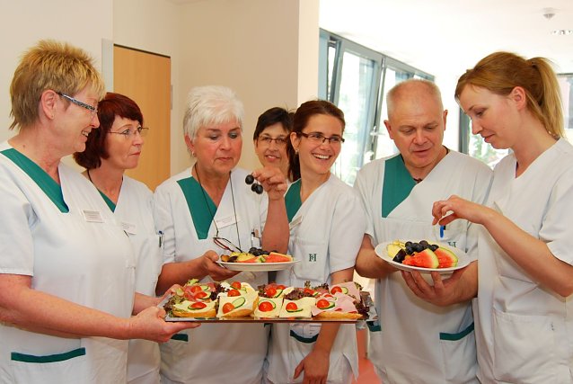 Bild: Fr&uuml;hst&uuml;ck f&uuml;r Pflegekr&auml;fte in Eisleben