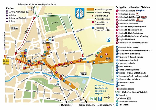 Bild: Karte Sachsen-Anhalt-Tag