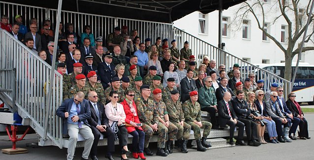 Bild: Kommandeurswechsel am Bundeswehrstandort Sondershausen