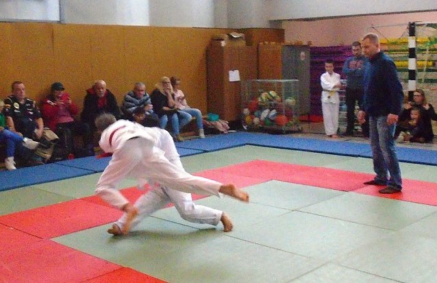 Bild: Kleine Judoka mit gro&szlig;em K&auml;mpferherz
