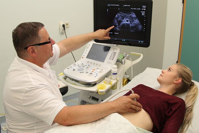 Bild: Ultraschall Oberarzt Walther
