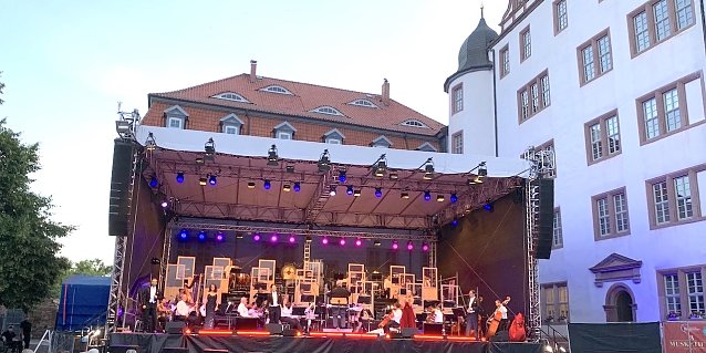 Bild: Nach dreieinhalb Monaten Zwangspause begeisterte das Loh-Orchester wieder sein Publikum