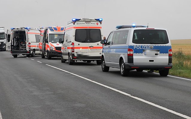 Bild: Verkehrsunfall auf der B$