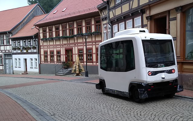 Bild: Der neue Shuttlebus in Stolberg