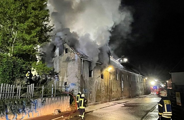 Bild: Brand in Helbra