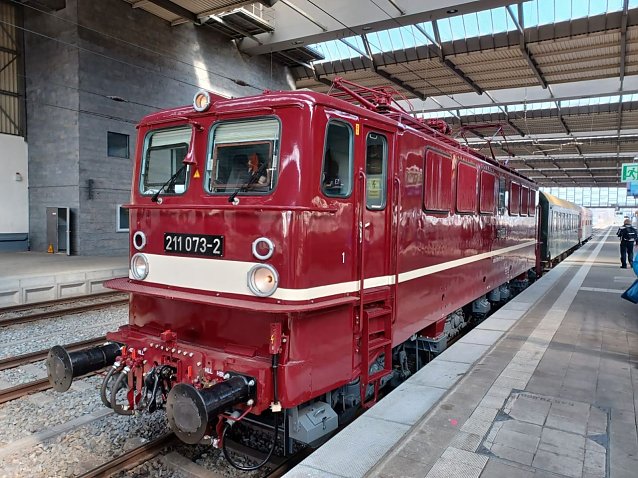 Bild: Mit der alten Reichsbahn geht es auf Zeitreise