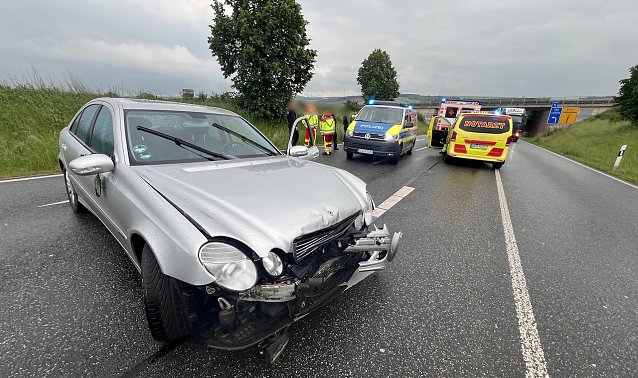 Bild: Am Ende einer Horrorfahrt kurz vor Nordhausen
