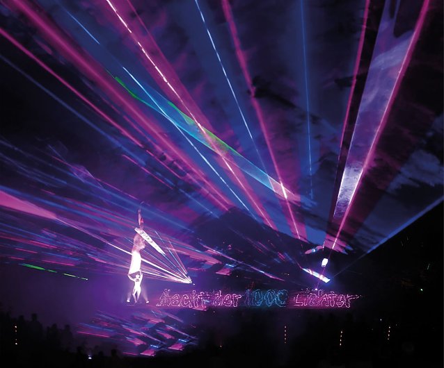 Bild: Lichtershow im Europarosarium