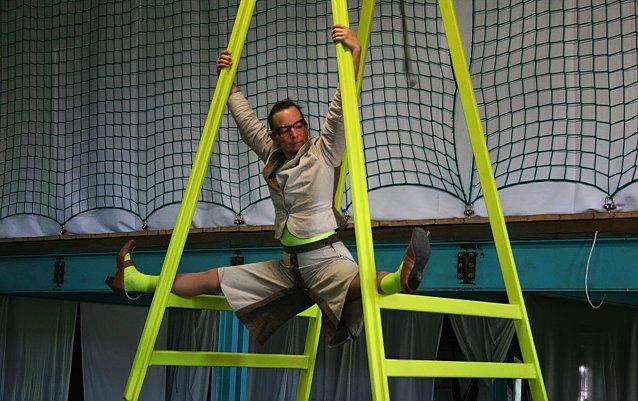 Bild: Das Foto zeigt Jana Korb beim Training.