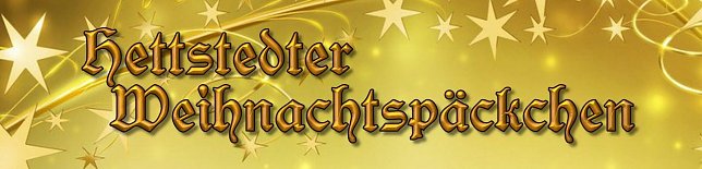 Bild: Titel der Aktion "Hettstedter Weihnachtsp&auml;ckchen"