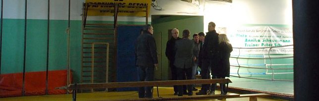 Bild: Arbeits- und Sozialminister Norbert Bischoff in Eisleben und Helbra