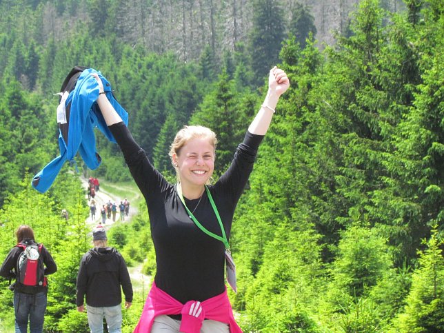 Bild: Der Aufstieg zum Brocken macht Spa&szlig; - die Ankunft auf dem Gipfel jedoch begeistert.