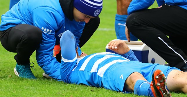 Bild: Nicht nur Lucas Stauffer war gestern am Boden