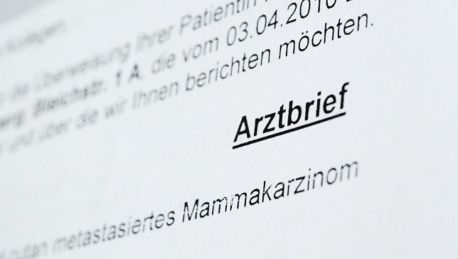 Bild: Arztbrief (Symbolbild)