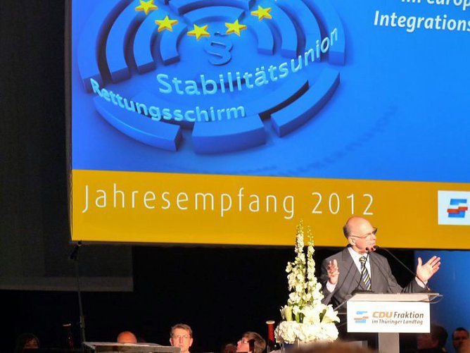 Beim Jahrsempfang in Erfurt (Foto: Karl-Heinz Herrmann)