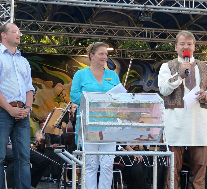 Bekanntgabe (Foto: B. Susemihl)