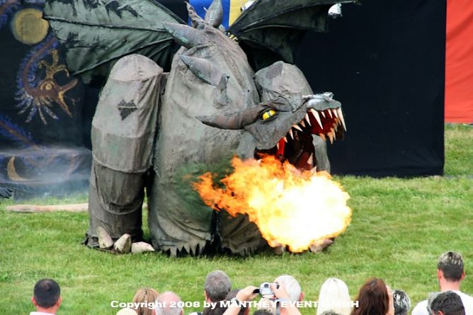 Der Drache (Foto: Manthey Event)
