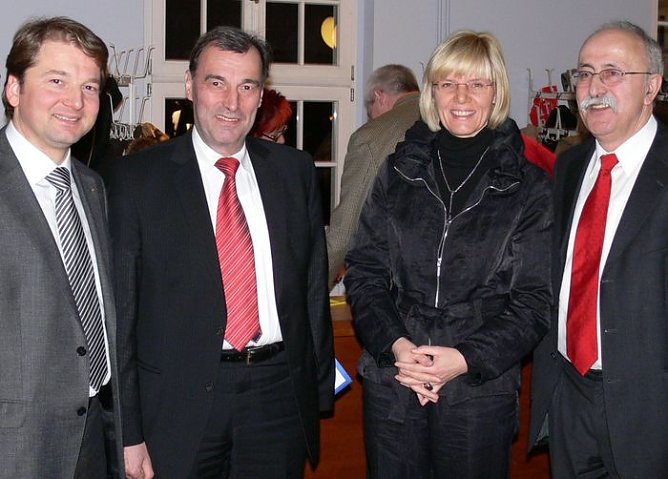 Minister ließ sich unterhalten (Foto: Kühn) Minister ließ sich unterhalten (Foto: Kühn)