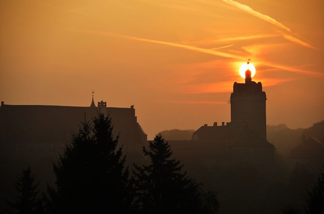 Burg und Schloss Allstedt l&auml;dt zu einem Weihnachtskonzert ein.  (Foto: Winfried Bergmann)