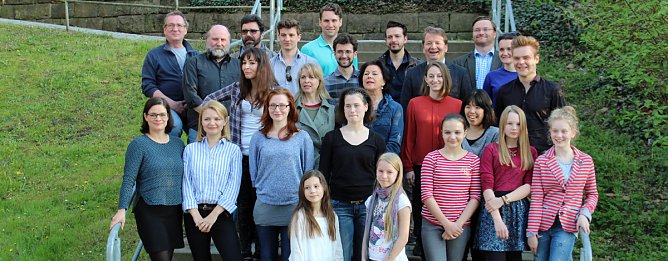 Ensemble zum Probenstart in Sondershausen (Foto: Karl-Heinz Herrmann)