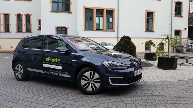 So sieht er aus: der Testwagen (Foto: Kreisverwaltung)