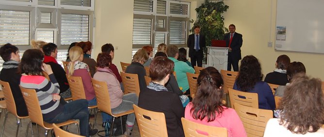 Die beiden Referenten (Foto: HELIOS/D. Mansfeldt)