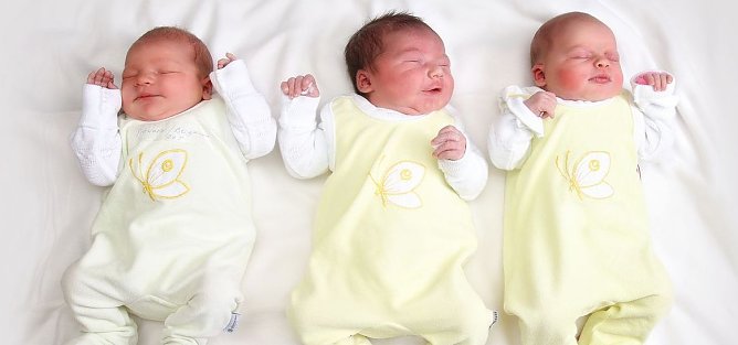 Alle 3 wurden am 1. Januar geboren  (Foto: Helios)