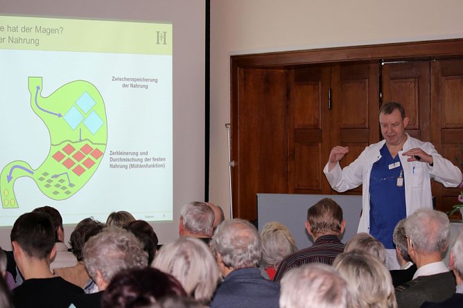 Vortrag in der Helios-Klinik Eisleben  (Foto: Klinik, Lakomy)